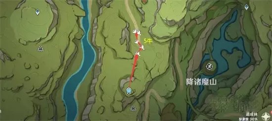 原神须弥地图兽肉速刷路线图 原神须弥地图兽肉速刷路线图