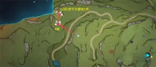 原神须弥地图兽肉速刷路线图 原神须弥地图兽肉速刷路线图