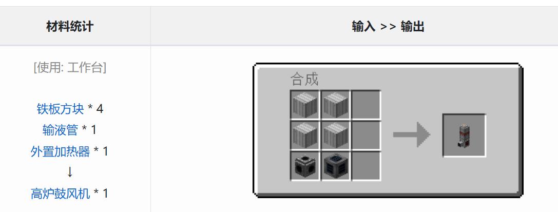 我的世界高炉鼓风机怎么用 我的世界高炉鼓风机怎么用