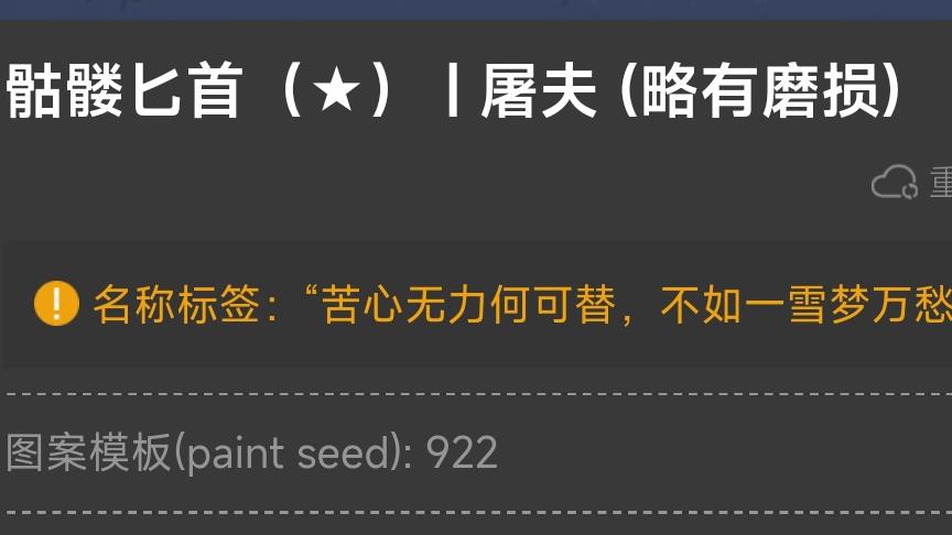 反恐精英：全球攻势骷髅匕首名字推荐什么