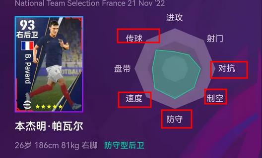 实况足球精选帕瓦尔如何加点