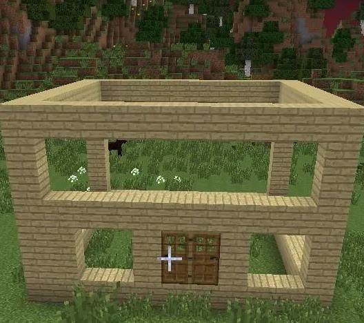 我的世界如何建造野外小屋