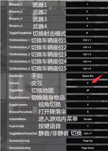 绝地求生的开门按键怎么调