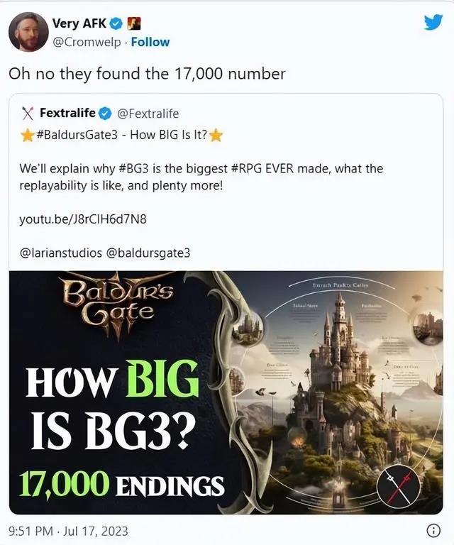 博德之门3结局有几种