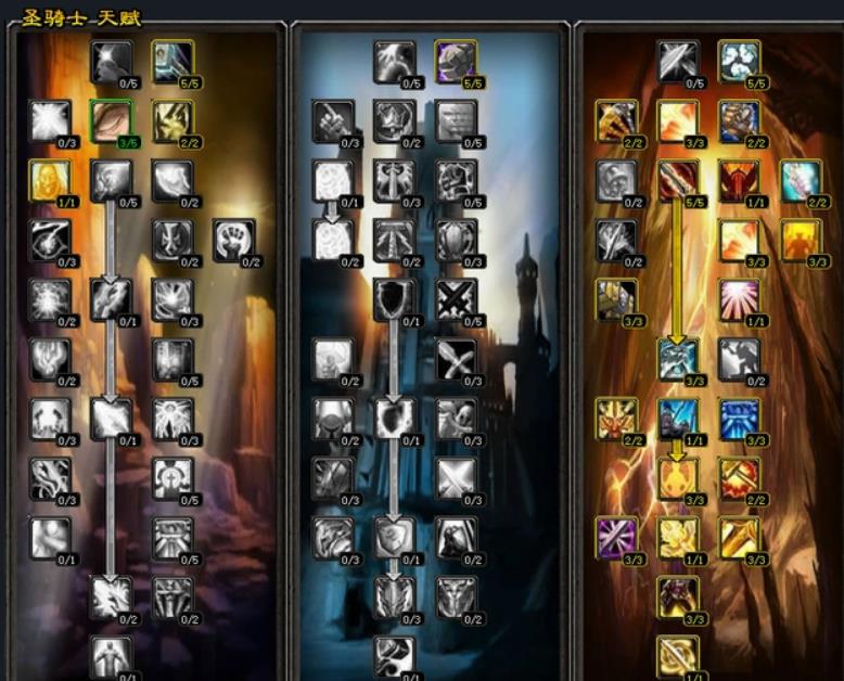 魔兽世界80防惩天赋是什么