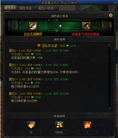 dnf110装备怎么喂养划算
