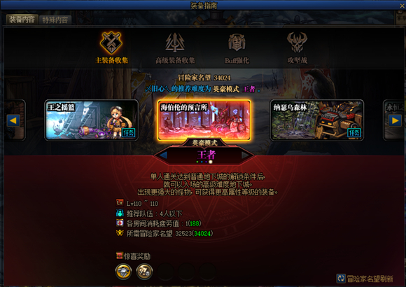 dnf110红眼毕业装备哪里刷