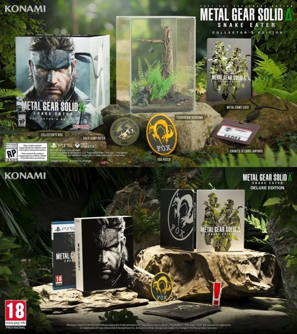 GameStop预告《合金装备 Δ:食蛇者》11月17日发行 GameStop预告《合金装备 Δ:食蛇者》11月17日发行